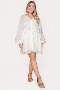 Louanna Mini Dress in White
