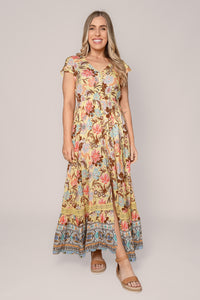 Morrison Maxi Dress in Butter Yellow