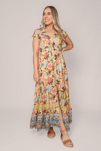 Morrison Maxi Dress in Butter Yellow