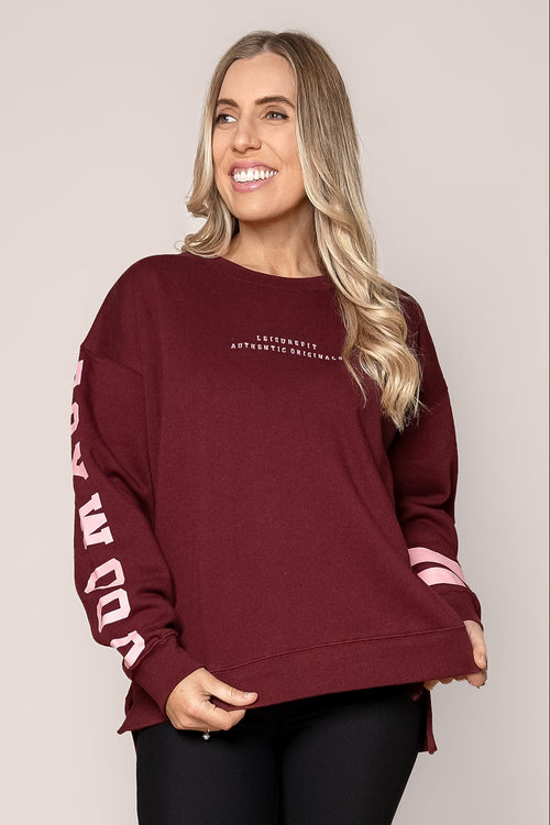 Origin Crew in Burgundy - Foxwood