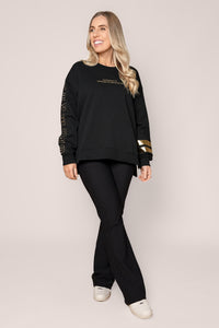 Metallic Origin Crew in Black/Gold - Foxwood