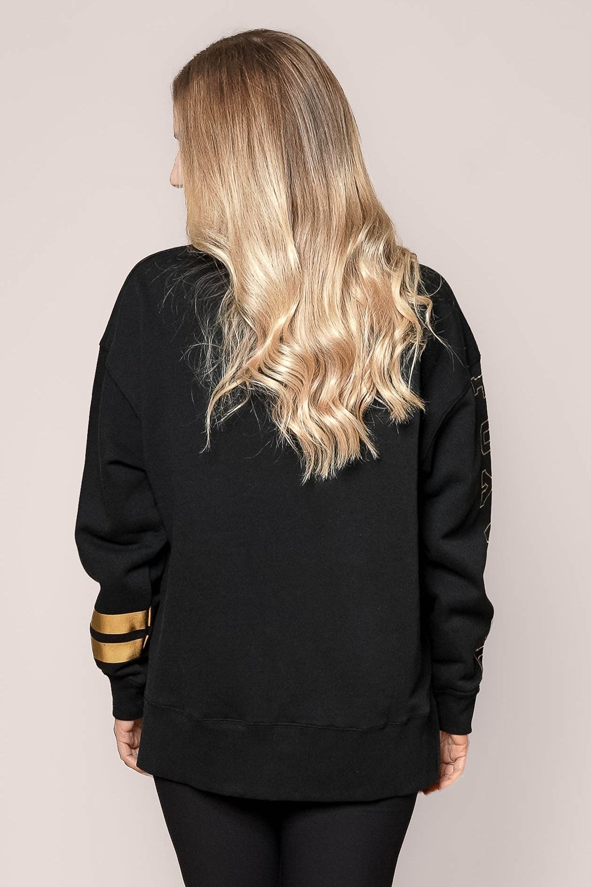 Metallic Origin Crew in Black/Gold - Foxwood