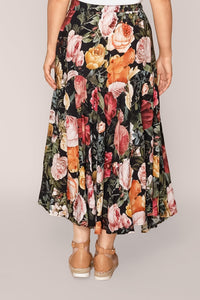 Bo Midi Skirt in Black