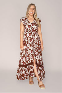 Tammy Maxi Dress in Cinnamon