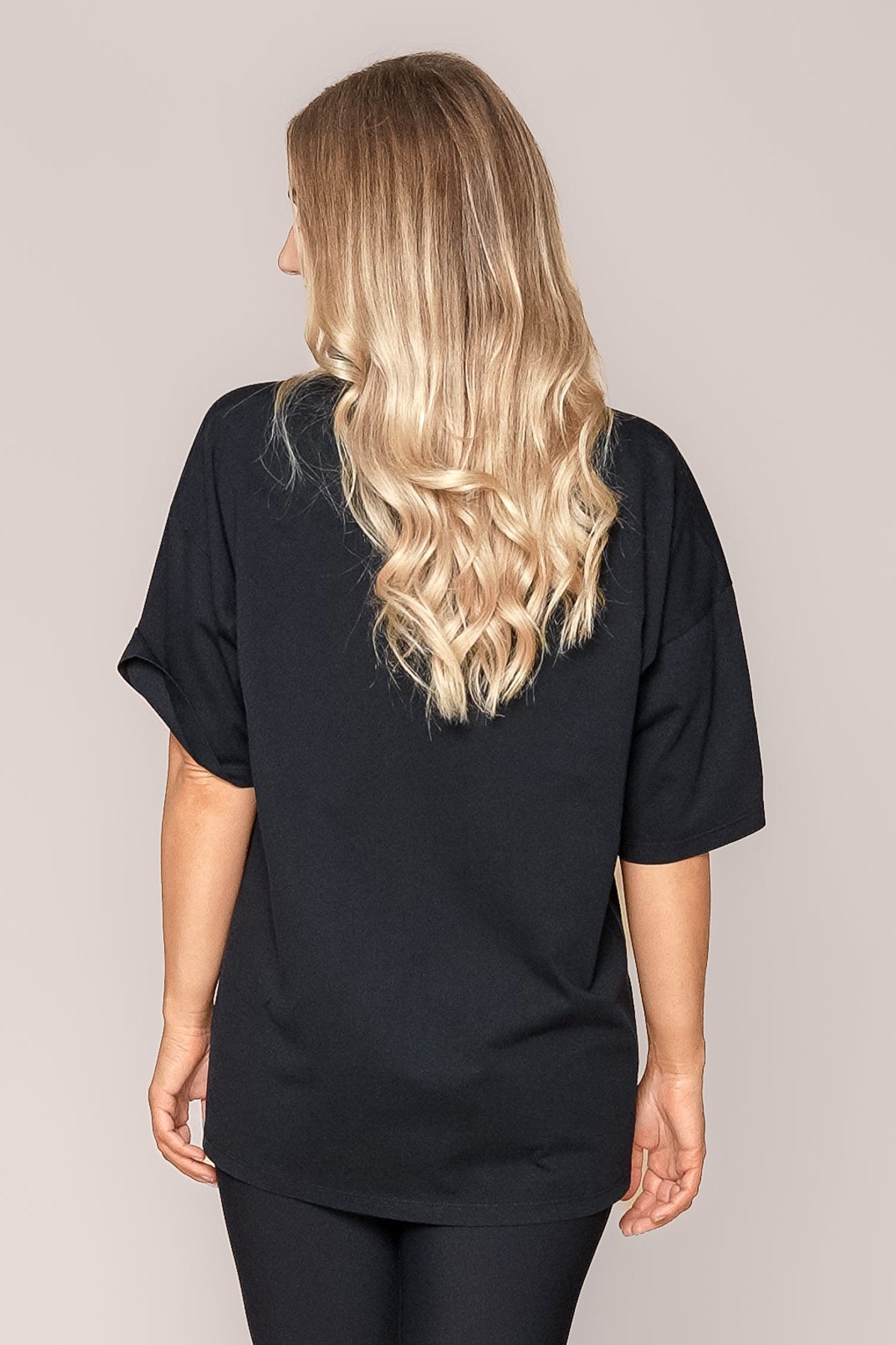 Captain Tee in Washed Black  - Foxwood