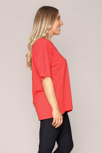 Captain Tee in Red  - Foxwood