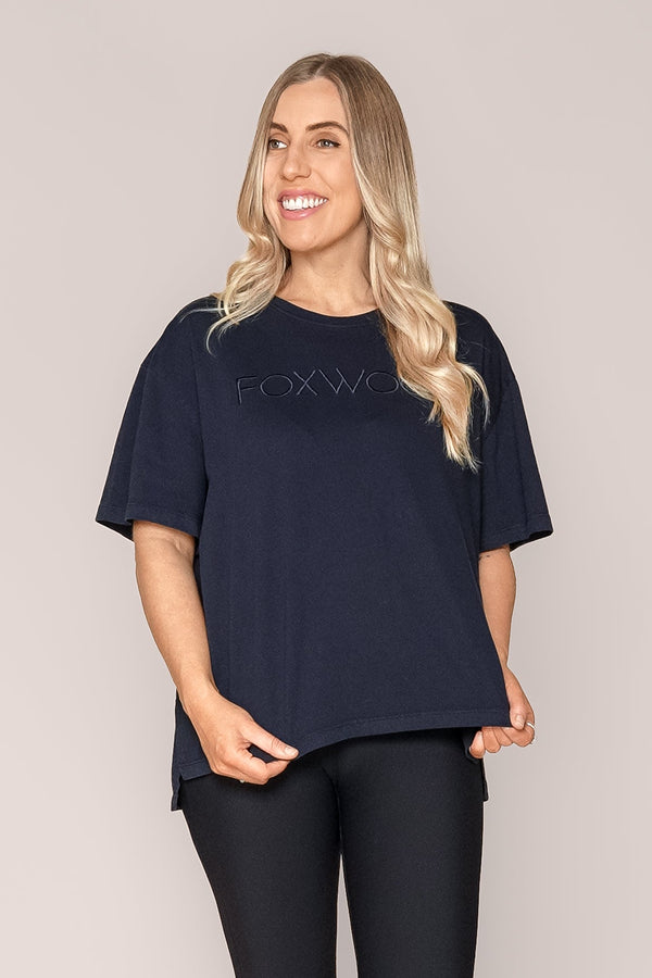 Simplified Tee in Navy - Foxwood