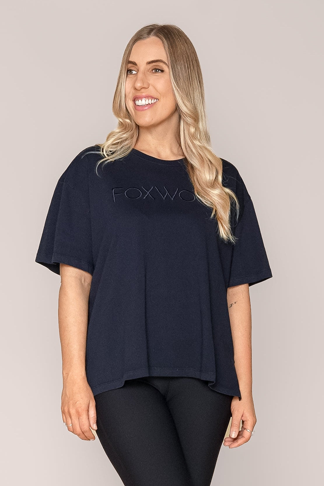 Simplified Tee in Navy - Foxwood