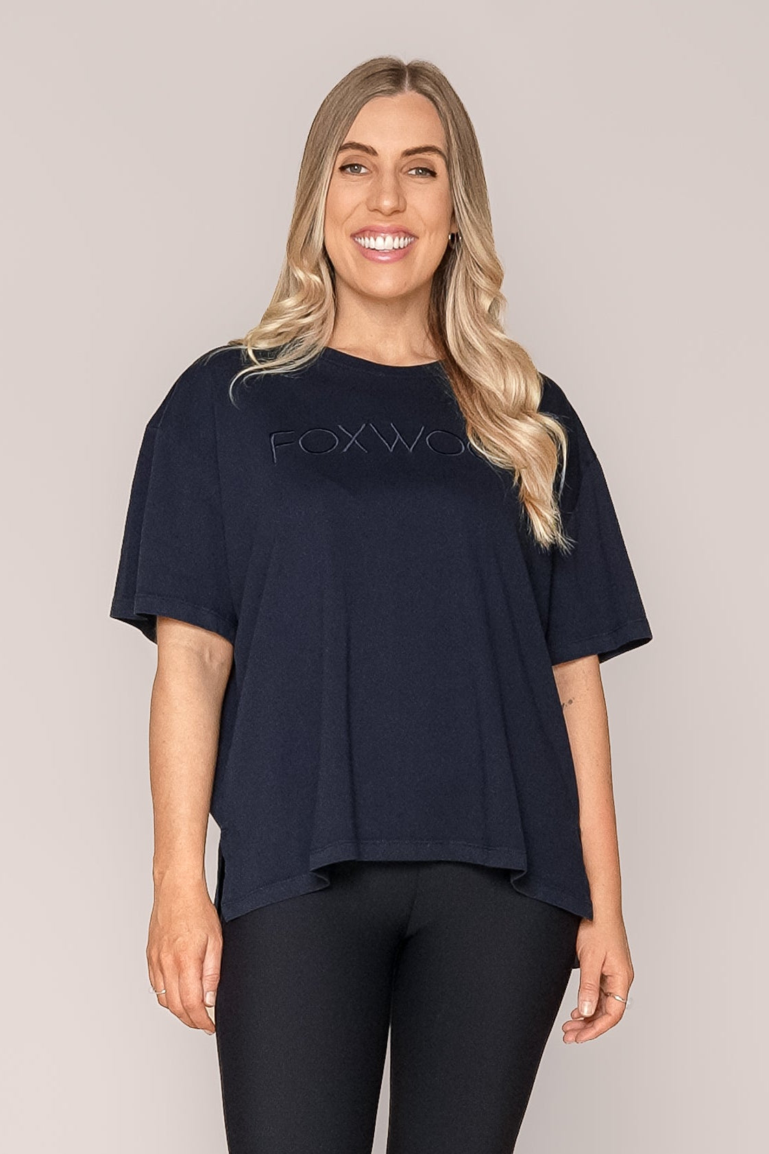 Simplified Tee in Navy - Foxwood