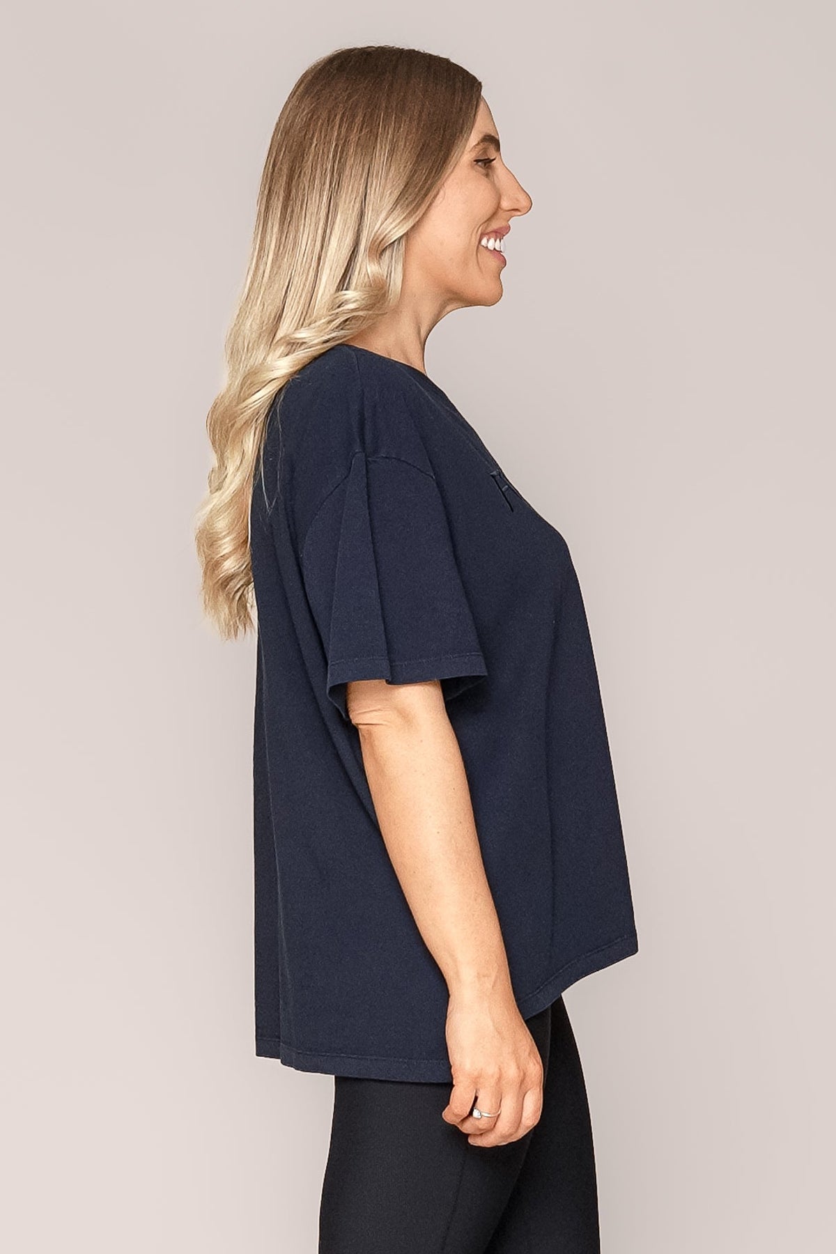Simplified Tee in Navy - Foxwood