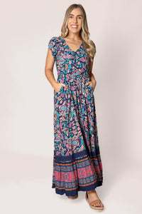 Palmer Maxi Dress in Navy