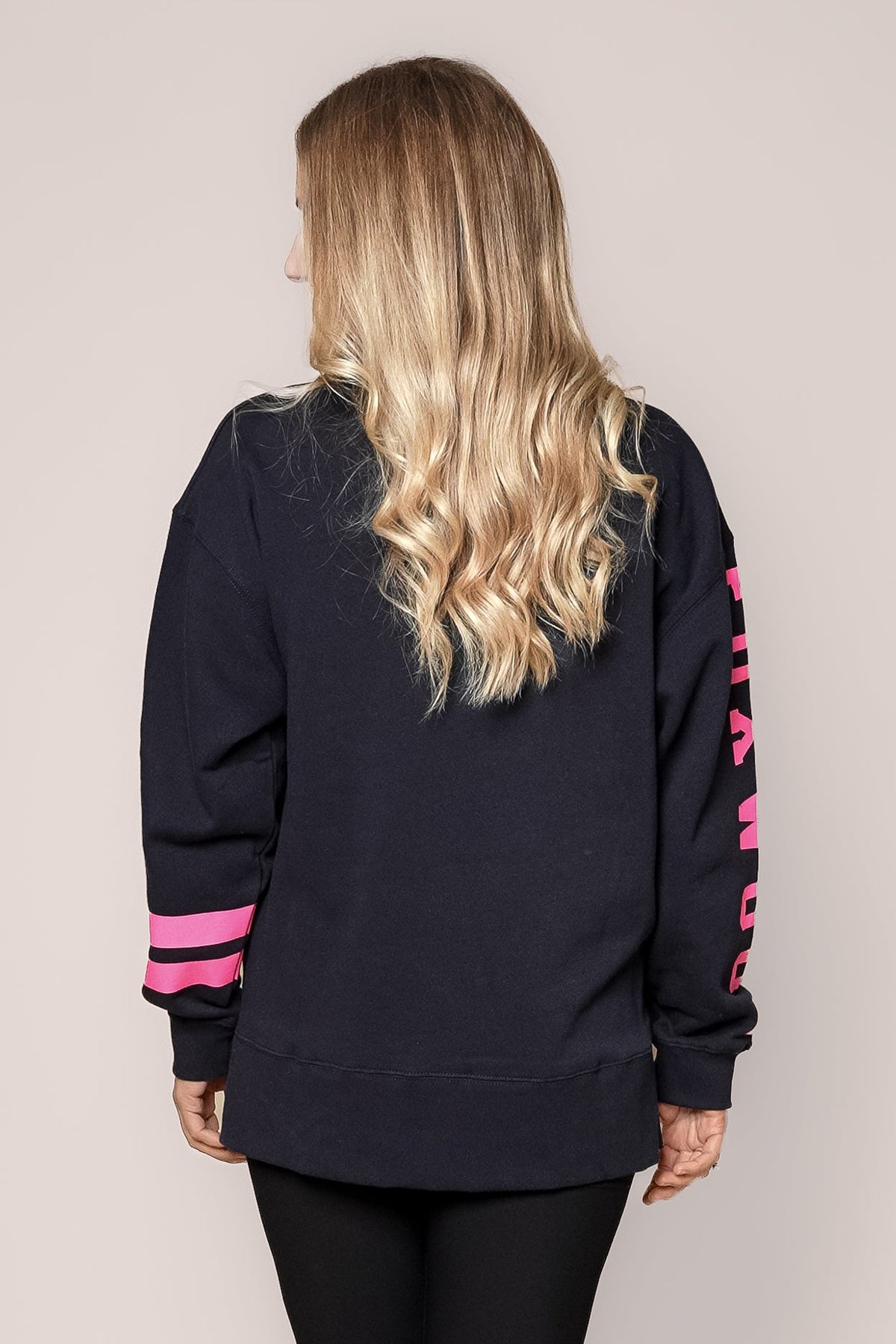 Origin Crew in Navy/Bright Pink - Foxwood