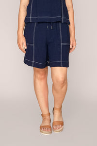 Sage Shorts in Dark Sapphire - Foxwood