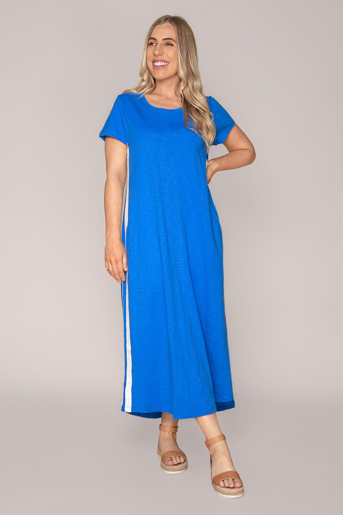 Recovery Dress in Deep Blue - Foxwood
