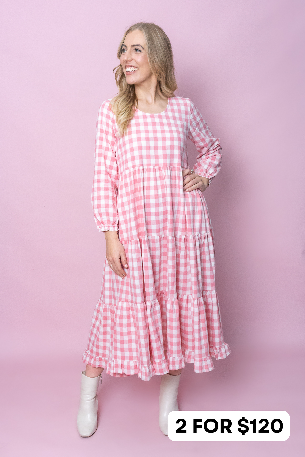 Josephina Dress in Pink