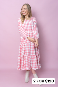 Josephina Dress in Pink