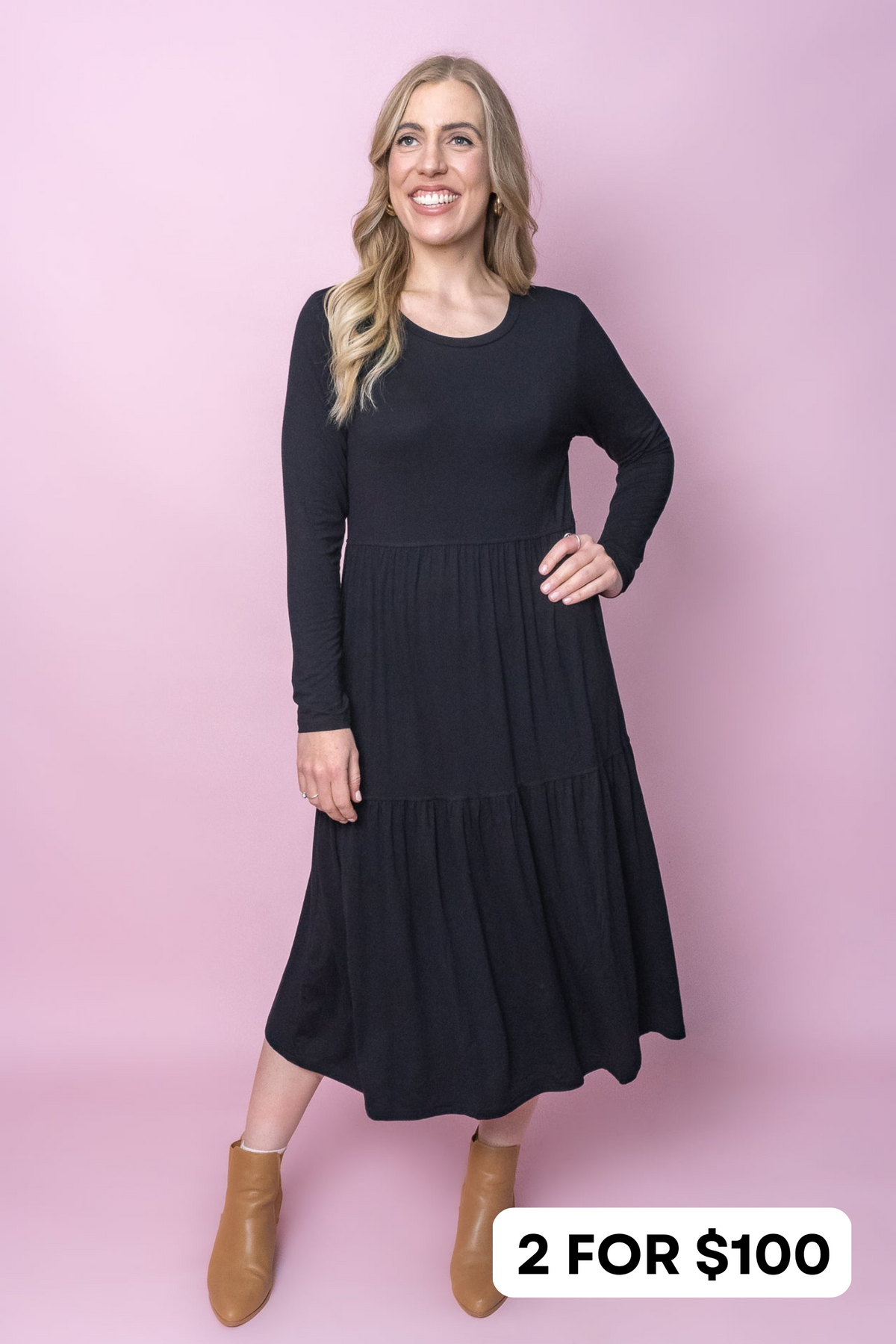 Darlene Dress in Black