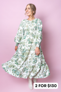 Amalfi Dress in Sage