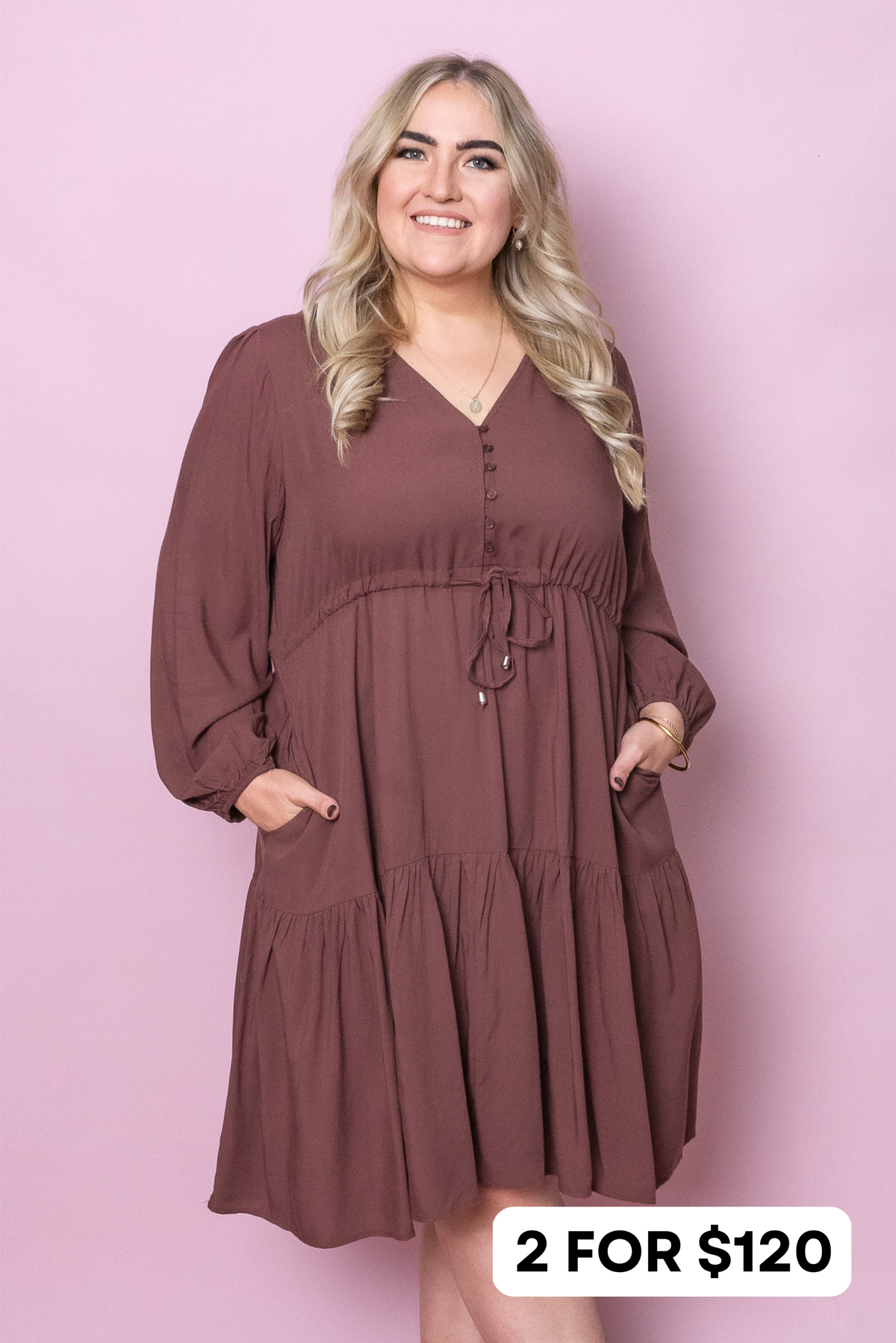 Dixie Dress in Chocolate