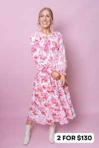 Amalfi Dress in Rose