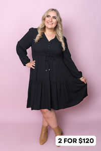 Dixie Dress in Black