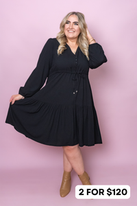 Dixie Dress in Black