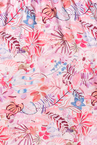 Venetia Midi Dress in Pink Multi