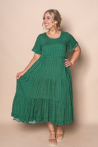 Jensen Midi Dress in Emerald