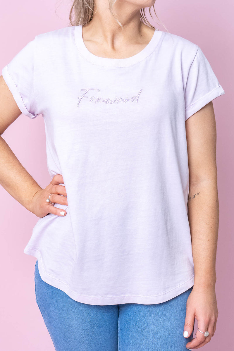 Signature Tee in Lilac - Foxwood