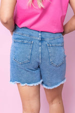 Millie Shorts in Vintage Blue - Foxwood