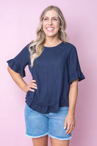 Bo Top in Navy