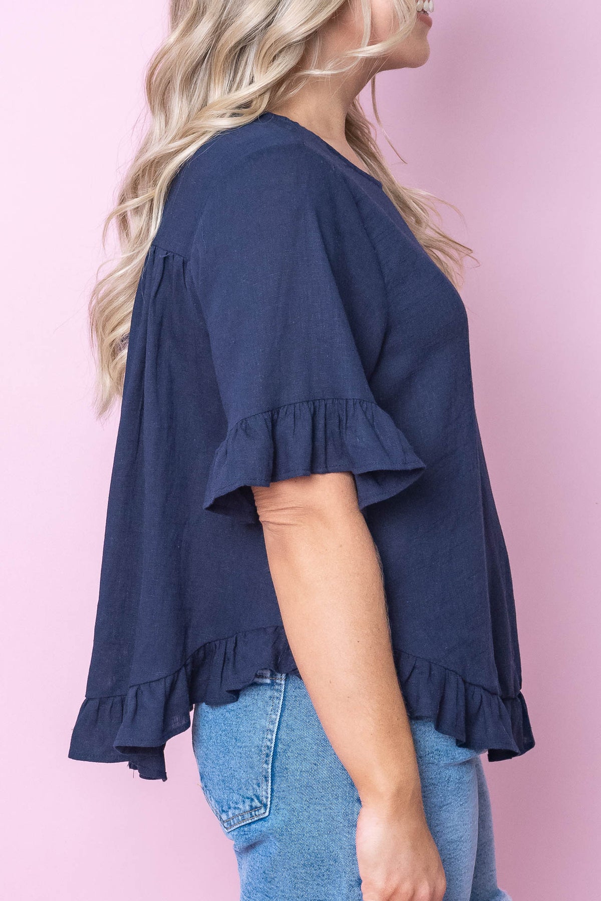 Bo Top in Navy