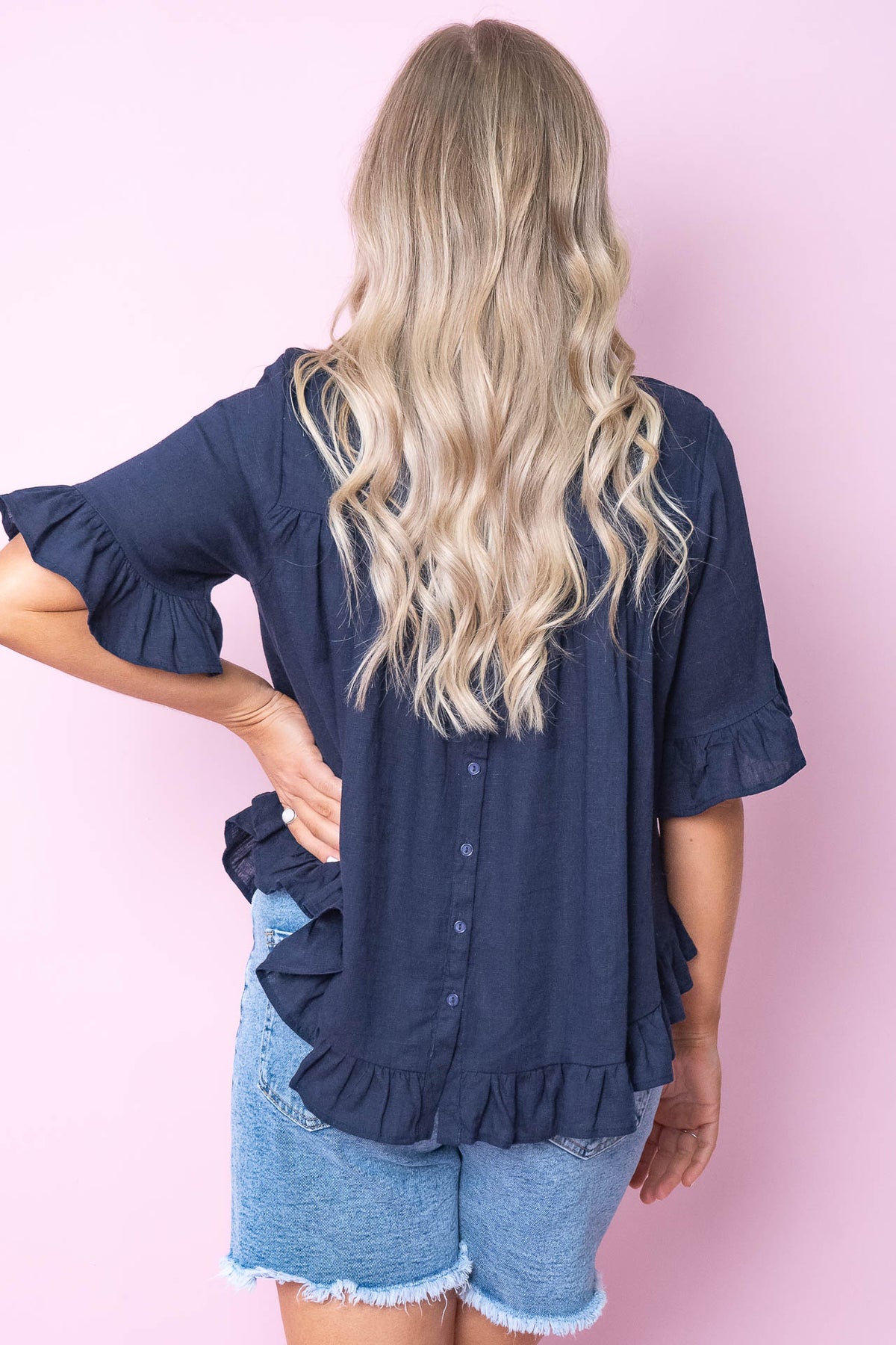 Bo Top in Navy