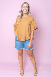 Bo Top in Tan