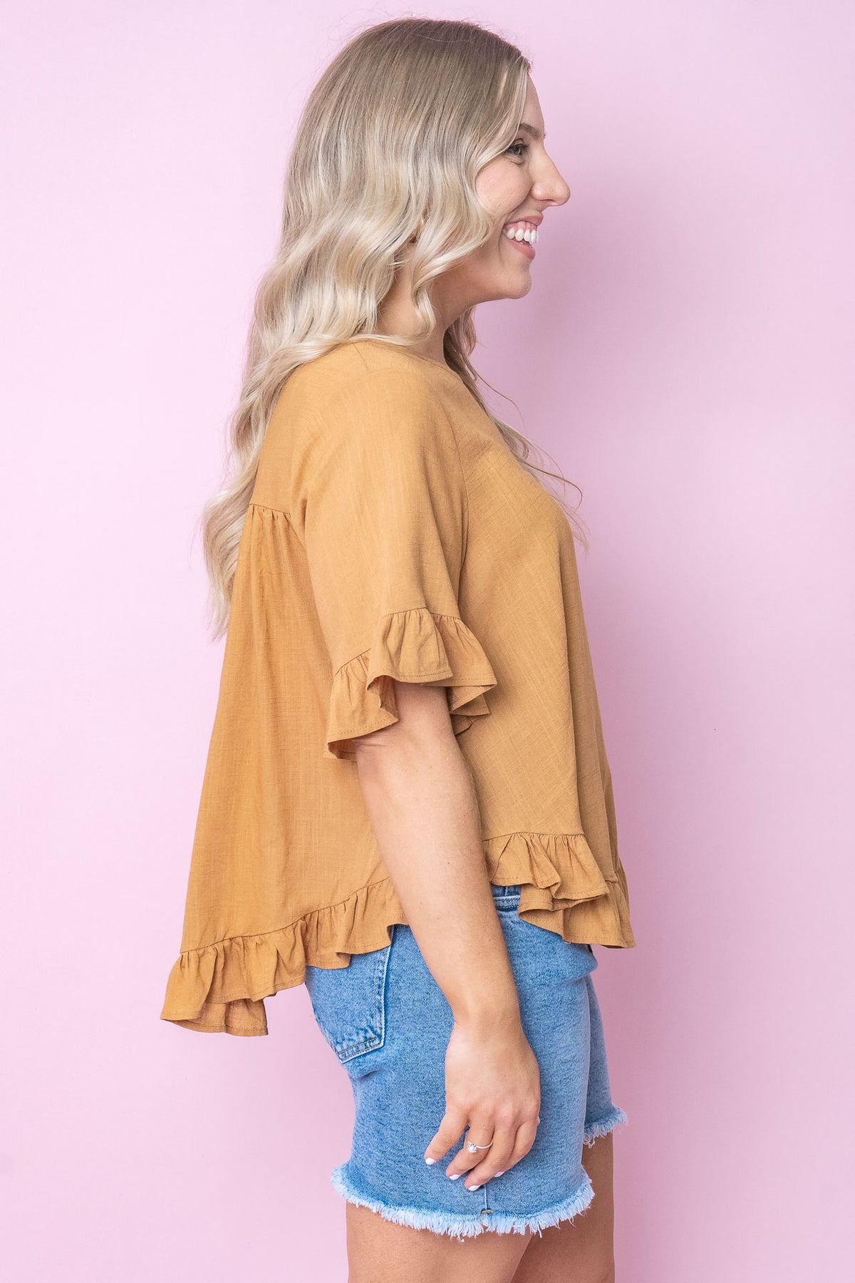 Bo Top in Tan