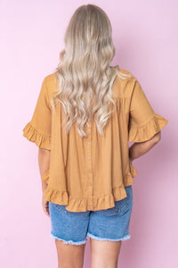 Bo Top in Tan