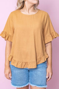 Bo Top in Tan