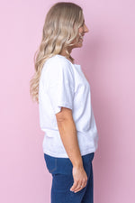 Marley Tee in White - Foxwood