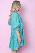 Cecilia Dress in Teal