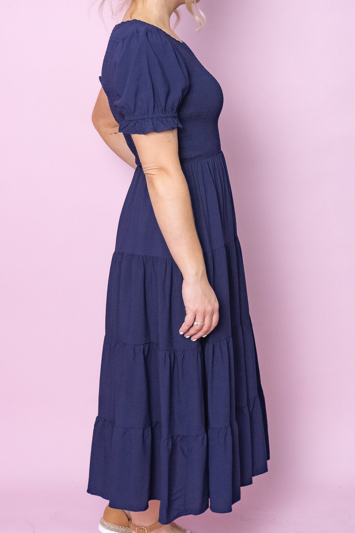 Taylor Dress in Navy/Indigo