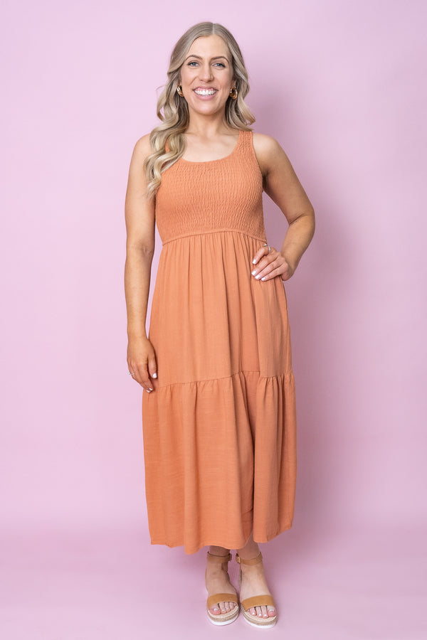 Denver Dress in Rust