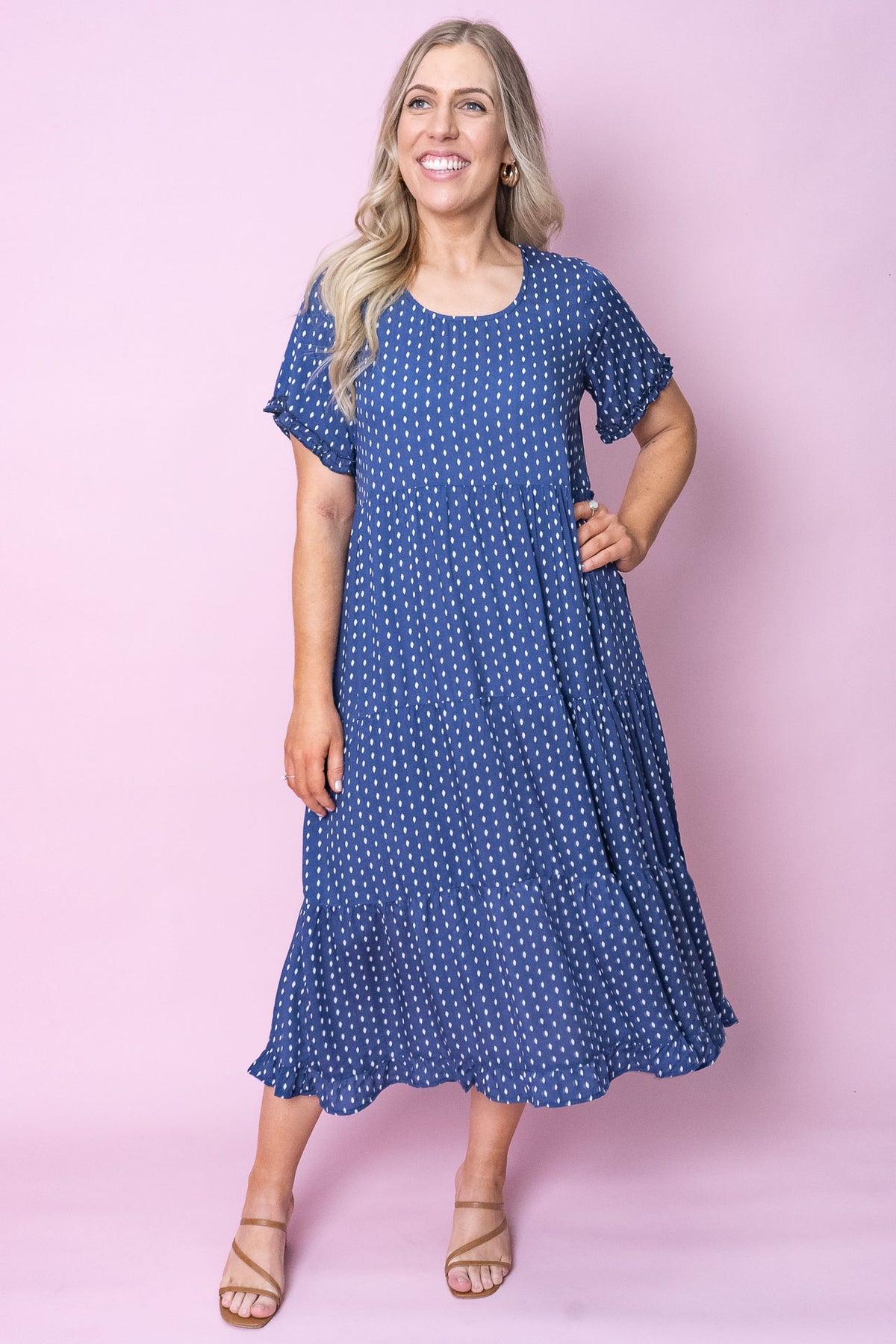 Jensen Dress in Navy