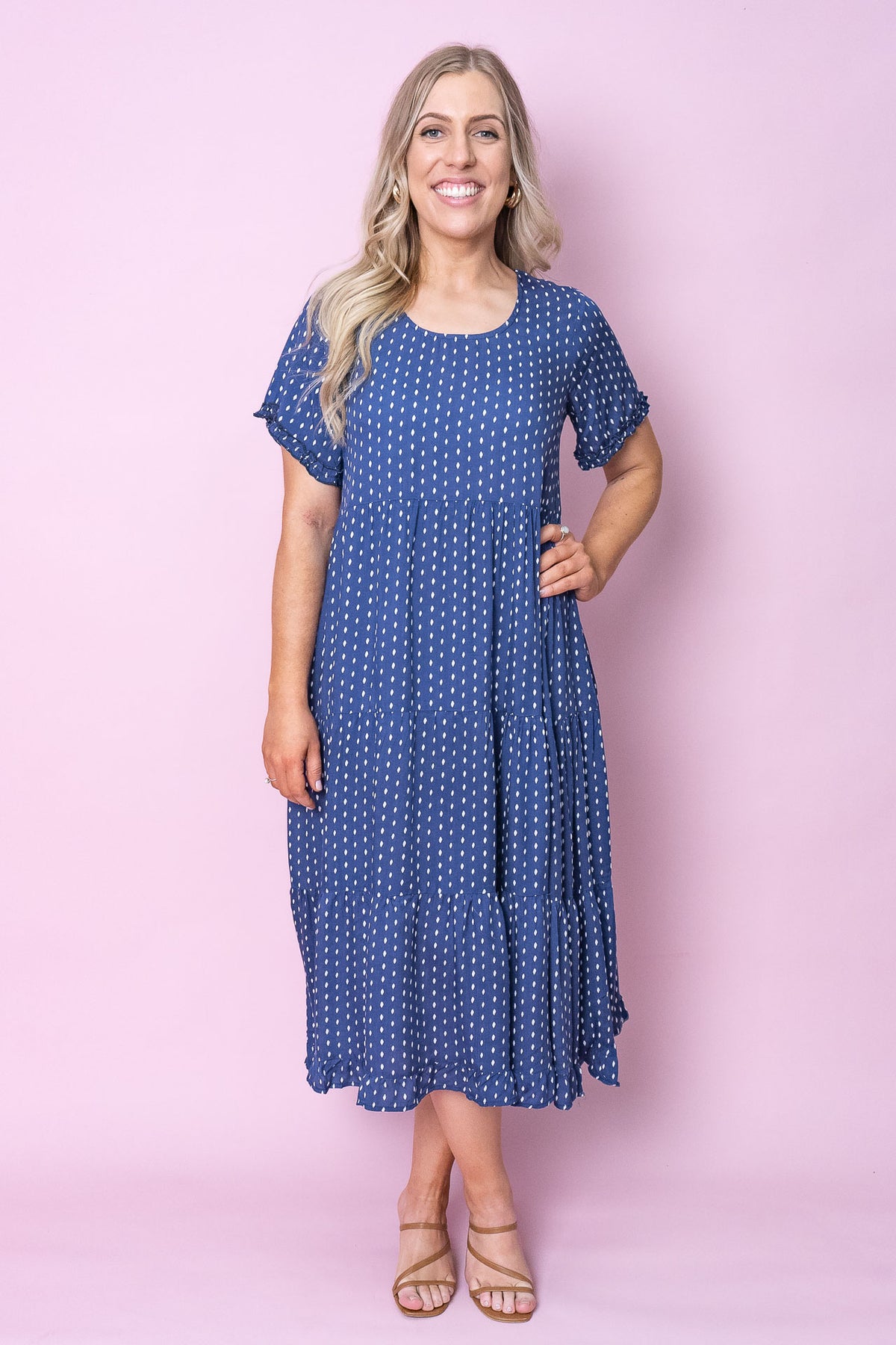 Jensen Dress in Navy