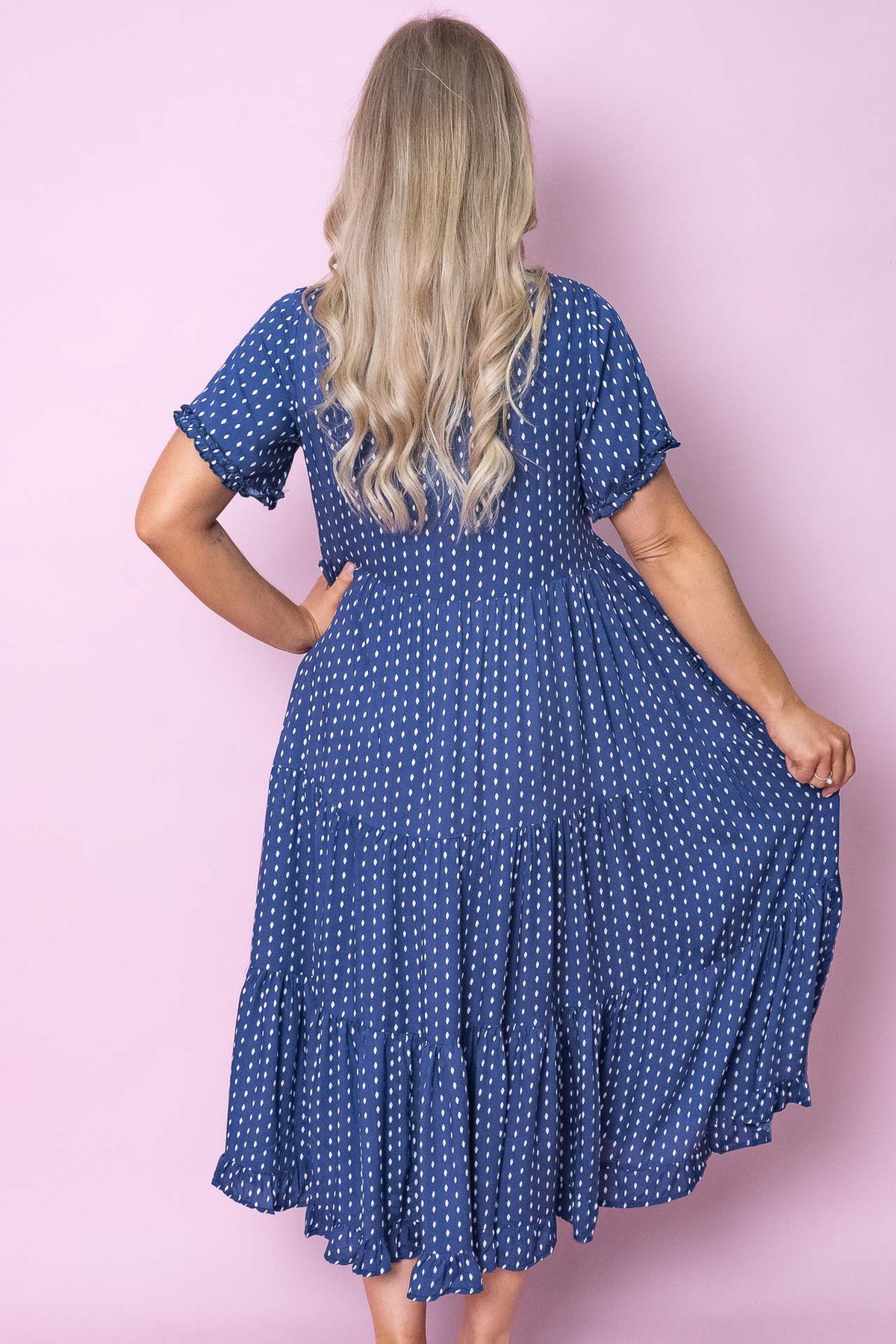 Jensen Dress in Navy