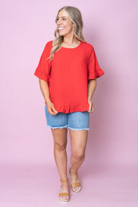 Bo Top in Red