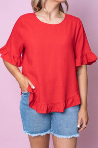 Bo Top in Red