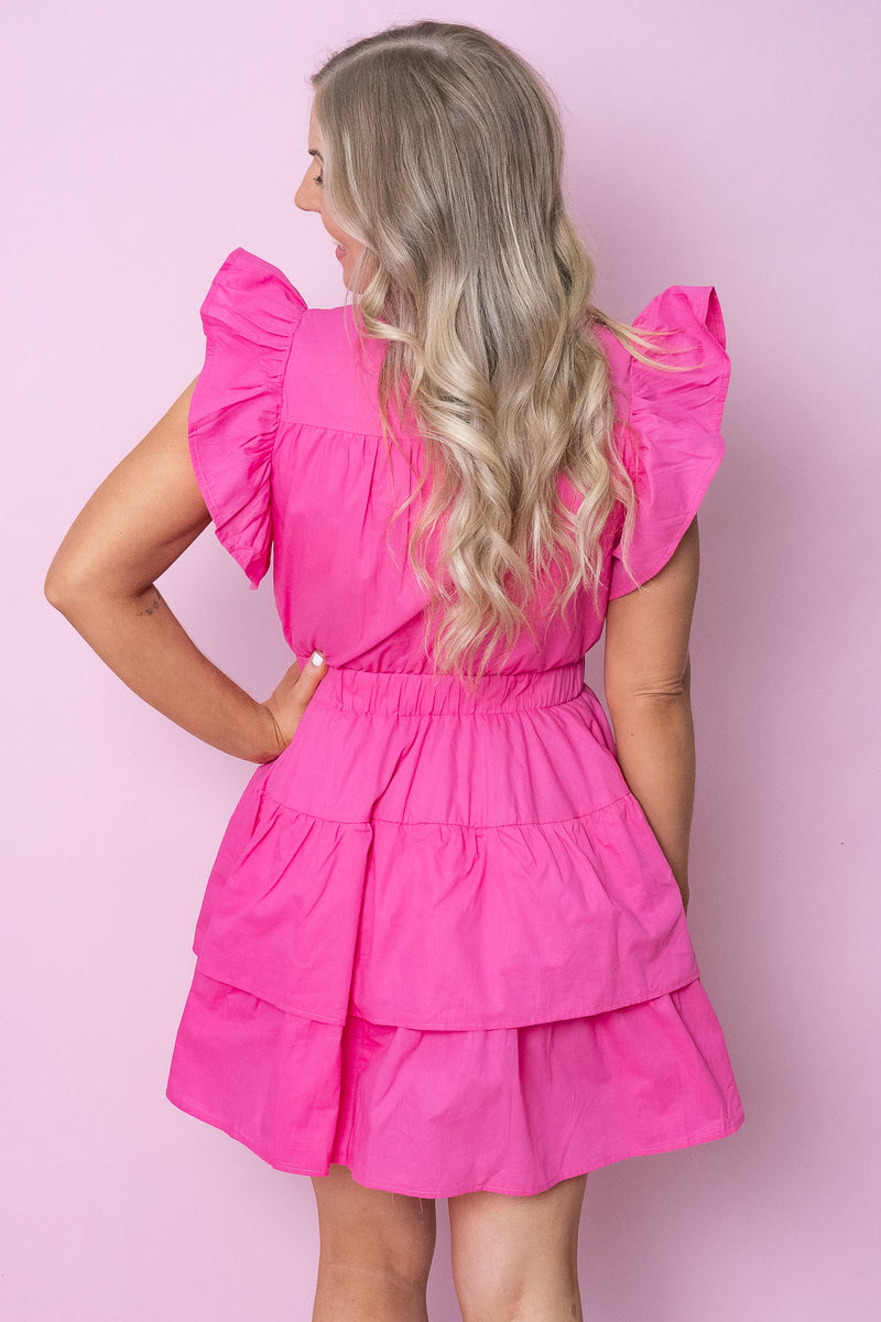 Odessa Dress in Pink