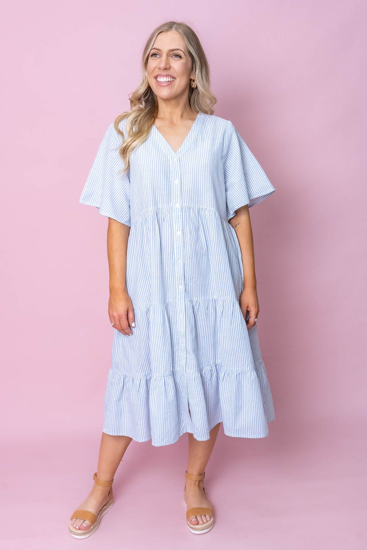 Rosalie Dress in Blue