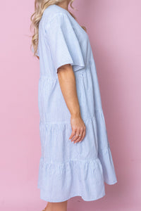 Rosalie Dress in Blue