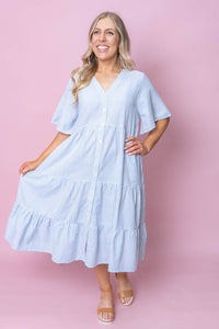 Rosalie Dress in Blue